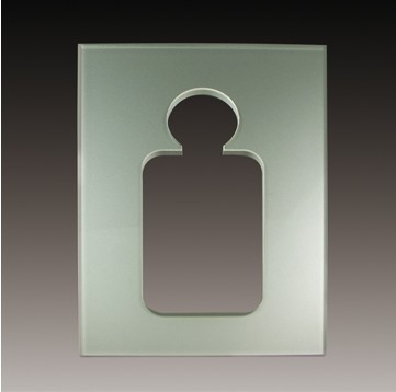 Water jet cutting glass board