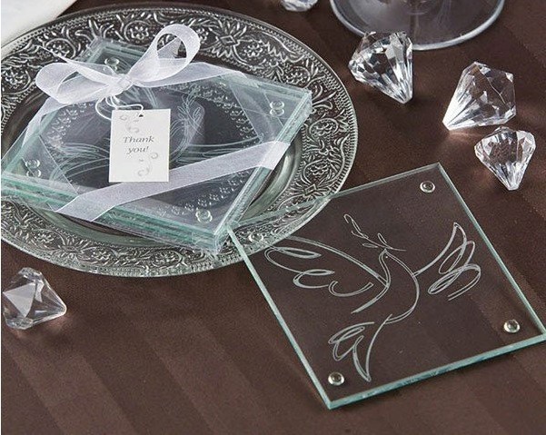 Wedding clear glass gift