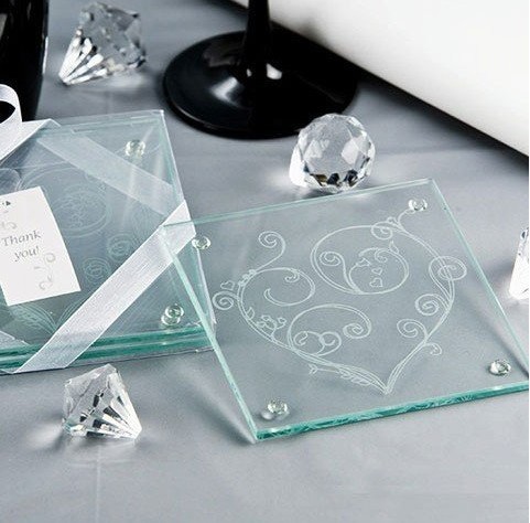Wedding clear glass gift
