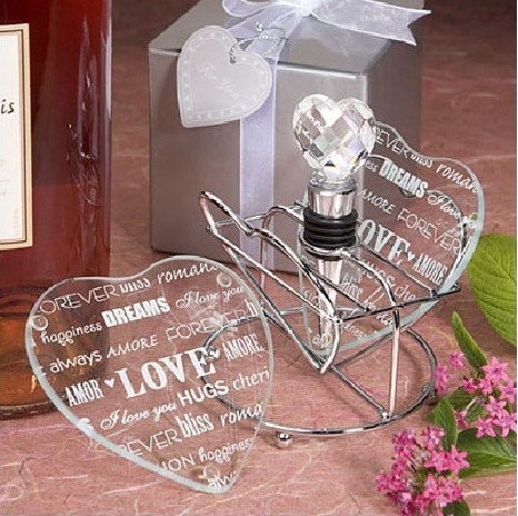 Wedding clear glass gift