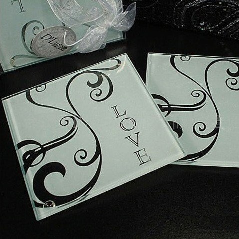 Wedding clear glass gift