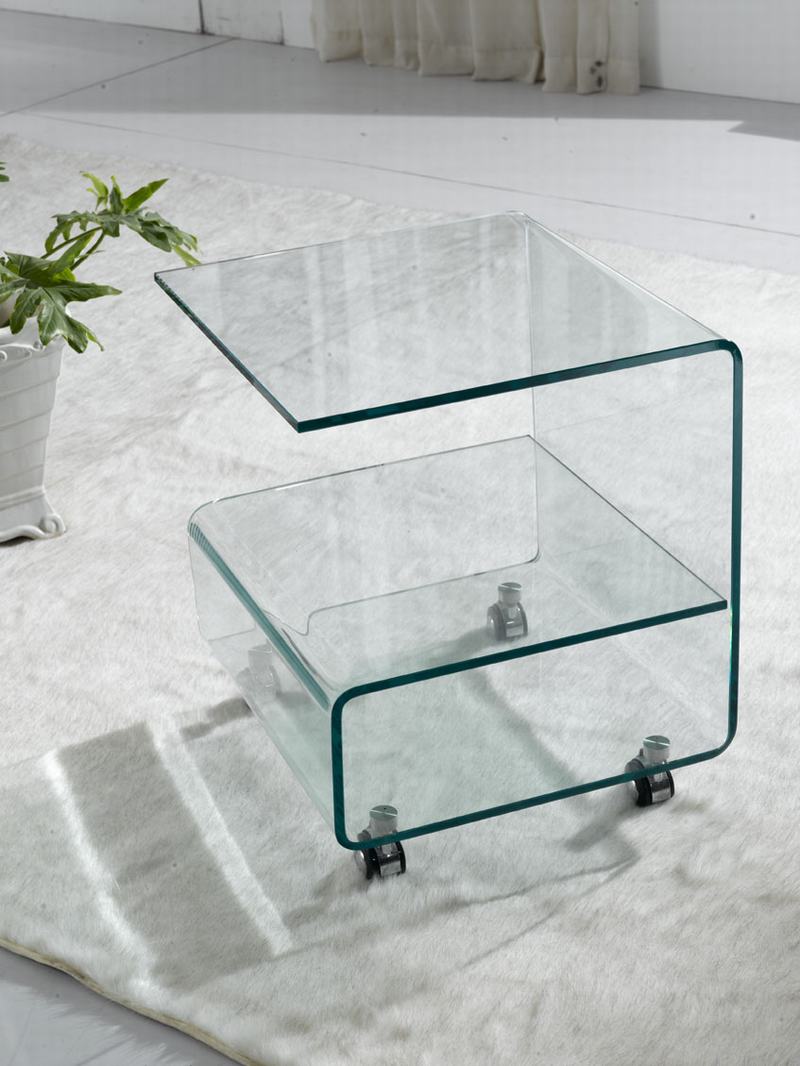 Bending Shelf glass with wheel