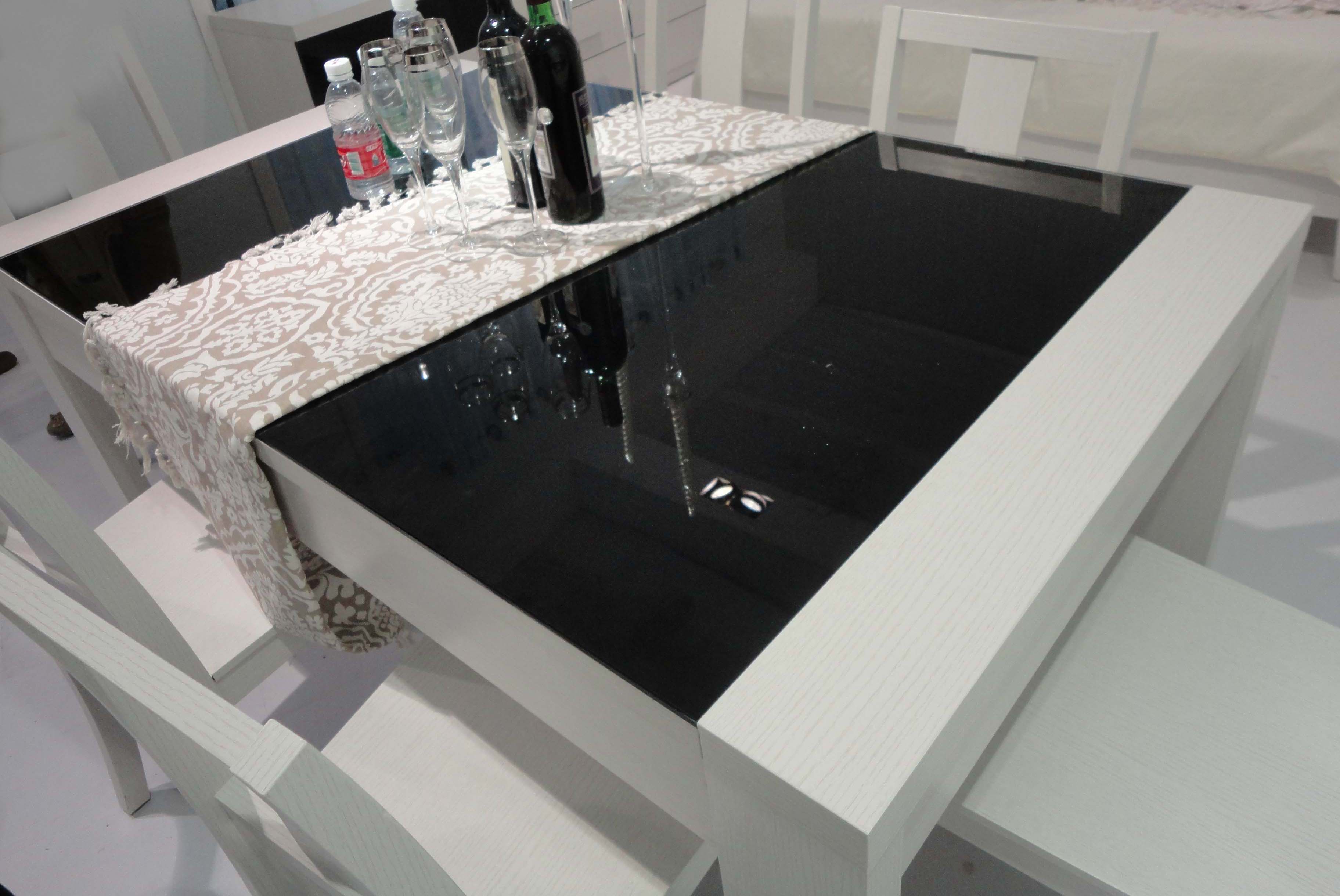  tempered glass dinning table