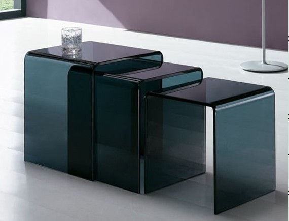 Nest of galss table