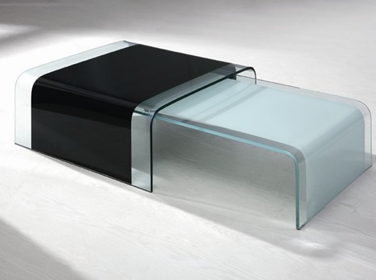 Nest of galss table
