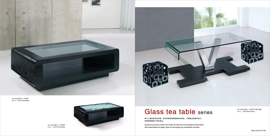 tempered glass coffee table