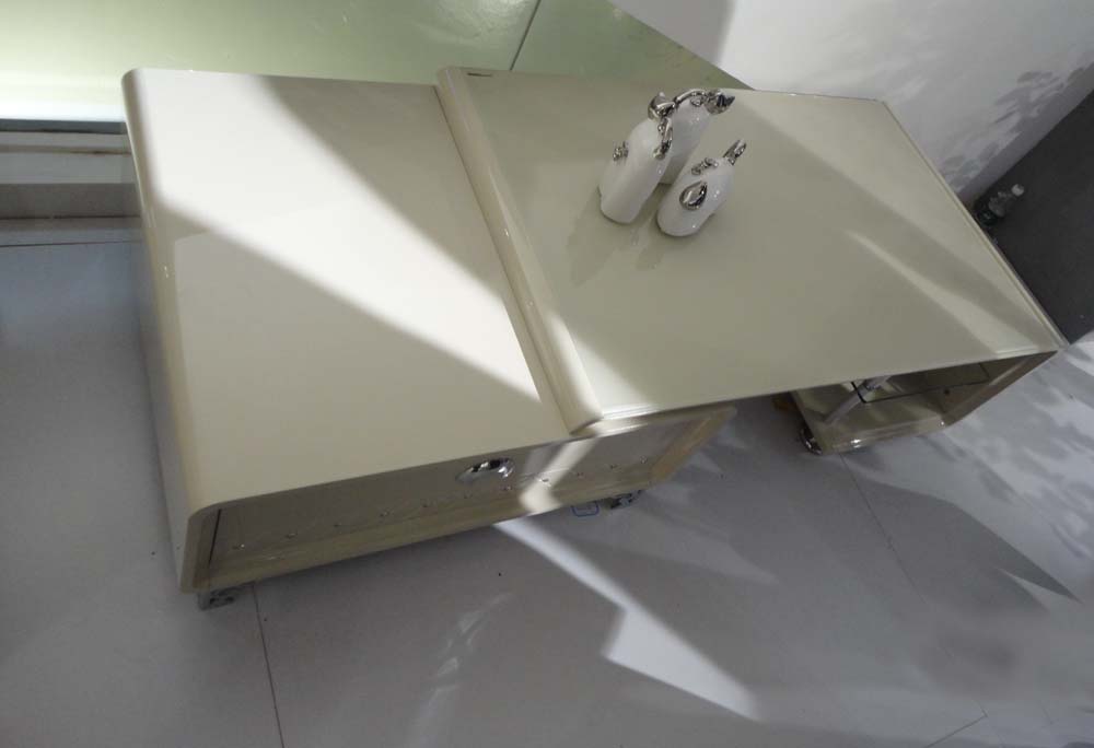 Tea table tempered glass